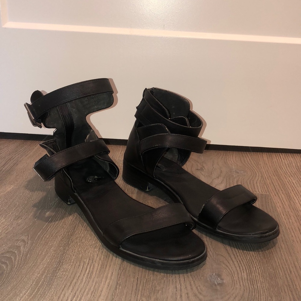 Black Strappy Sandals